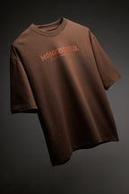 Monkbreed Oversized Brown T-Shirt - Prickly Pear