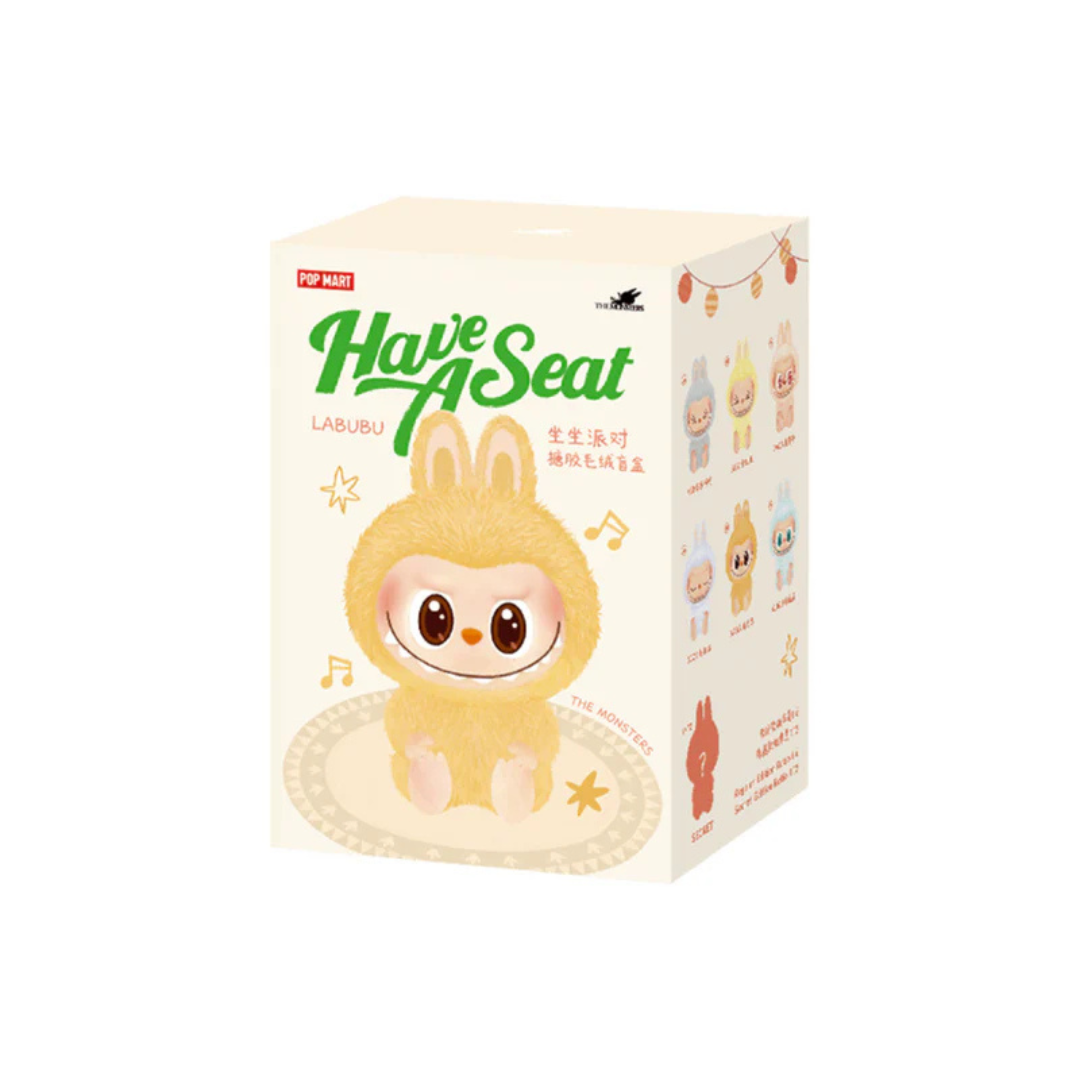 Pop Mart Labubu The Monsters Have a Seat Vinyl Plush Sealed Case (PACK OF 1)