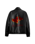 KNN Calcutta Leather Jacket Twin Flames