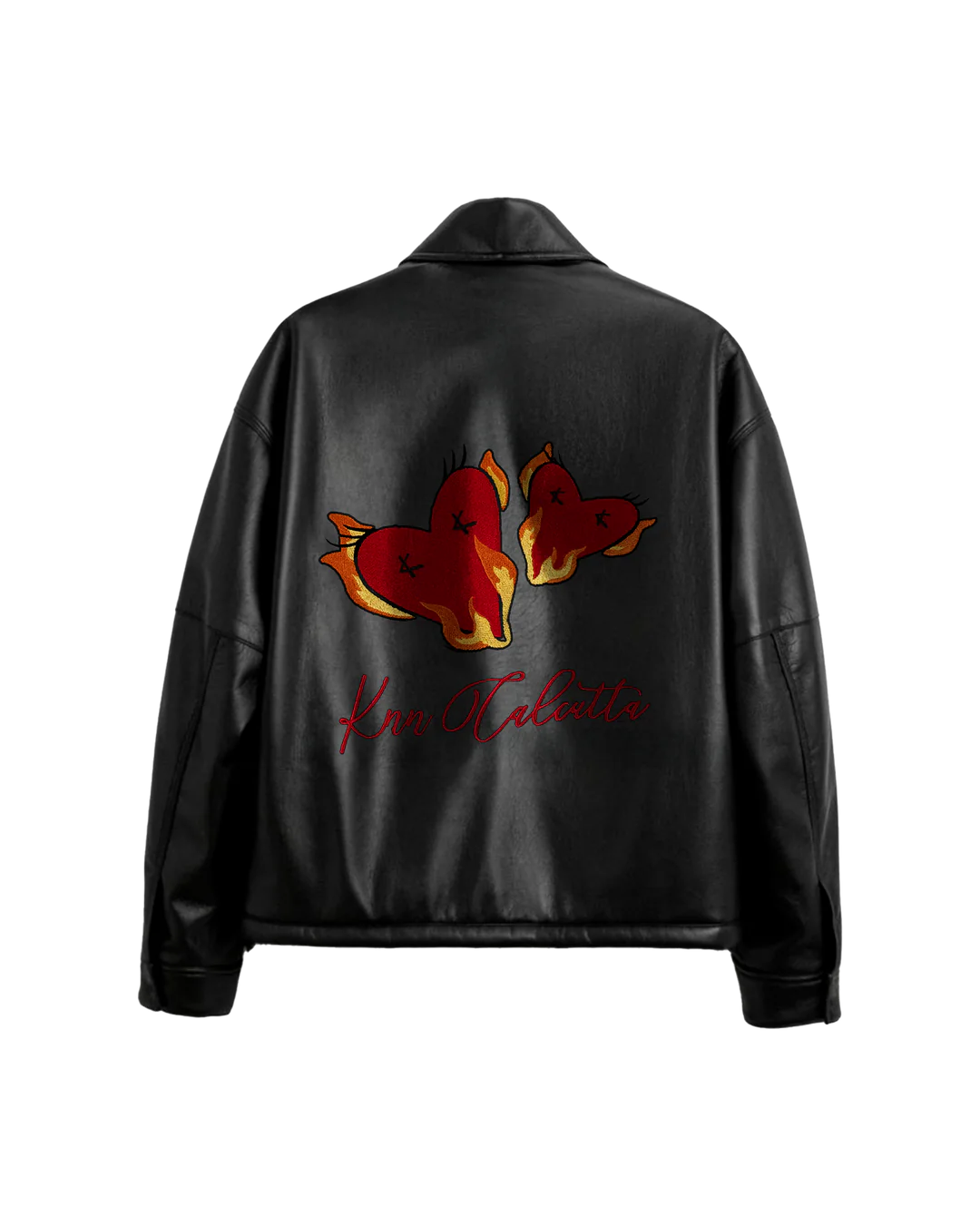 KNN Calcutta Leather Jacket Twin Flames