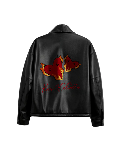 KNN Calcutta Leather Jacket Twin Flames