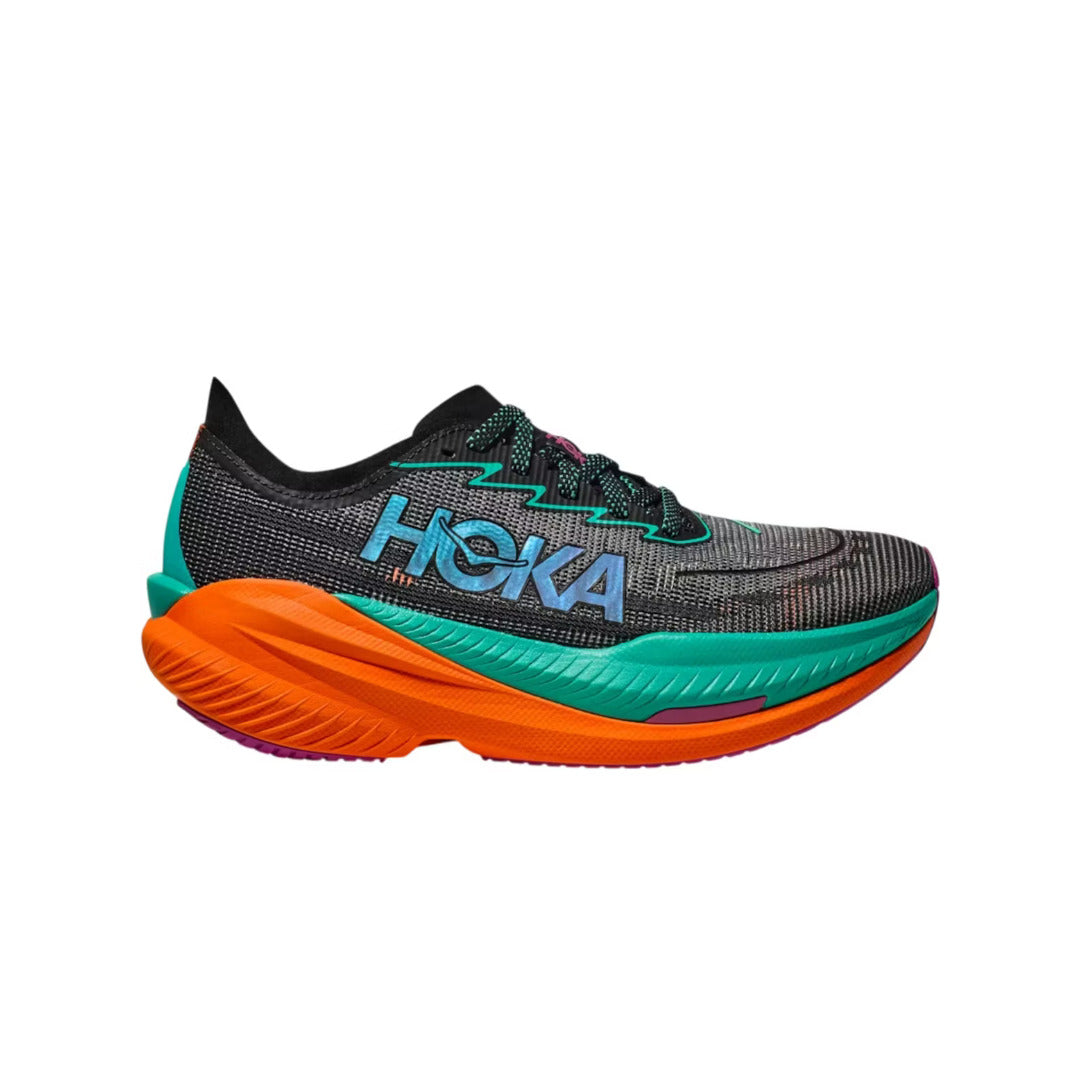 Hoka Mach X 2 'Black Electric Aqua'