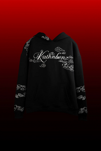 Kathnbenz Oversized Black Hoodie - Hier of Light
