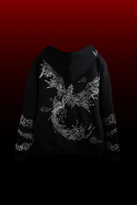 Kathnbenz Oversized Black Hoodie - Hier of Light