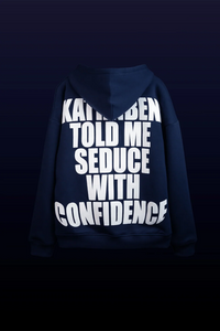 Kathnbenz Oversized Blue Hoodie - Verbal Sin