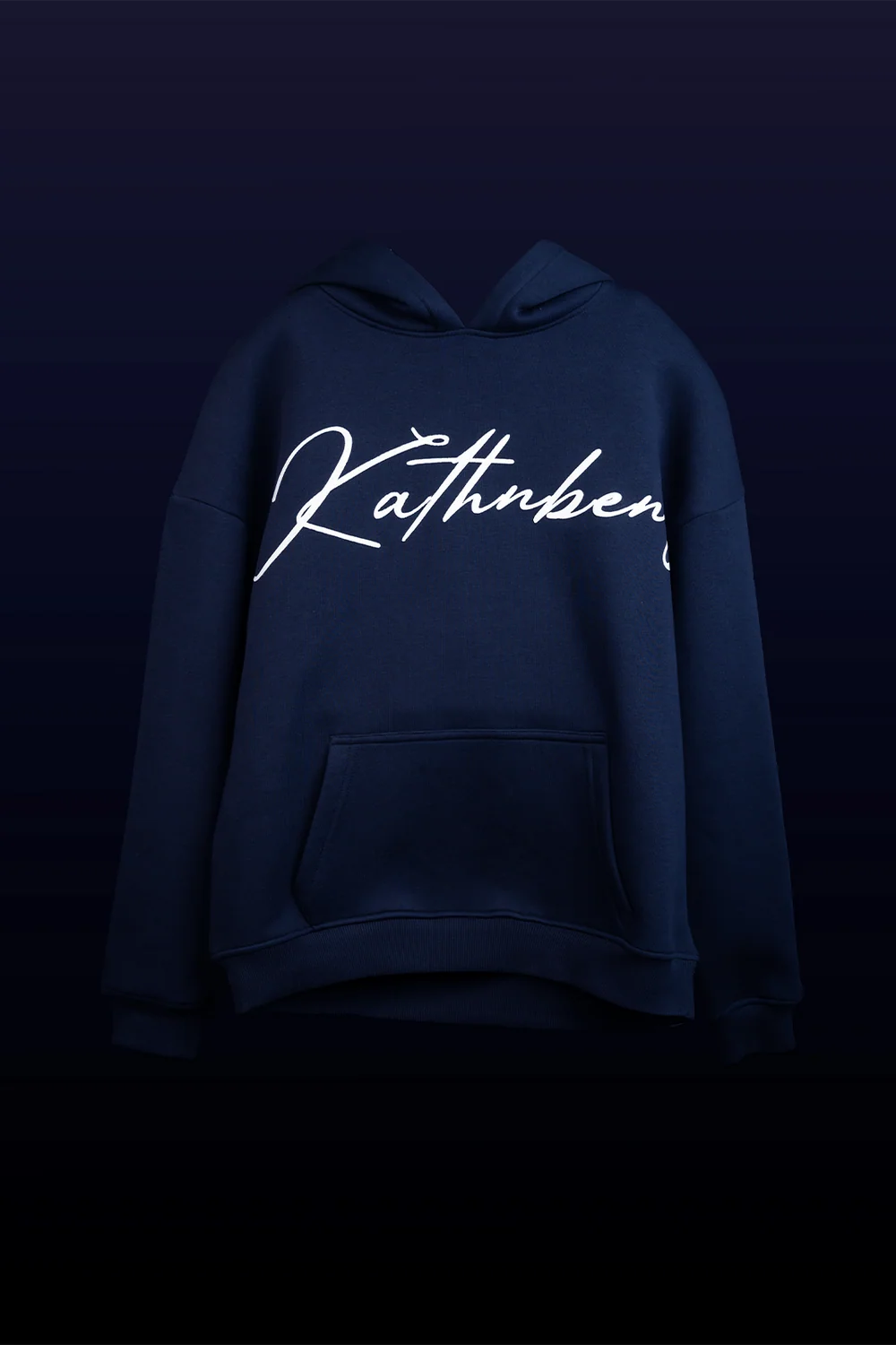 Kathnbenz Oversized Blue Hoodie - Verbal Sin