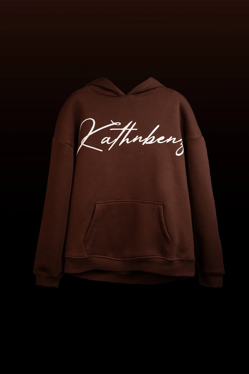 Kathnbenz Oversized Brown Hoodie - Verbal Kiss