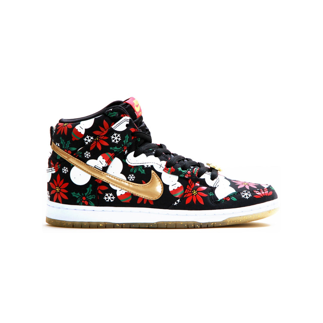 Nike SB Dunk High Concepts Ugly Christmas Sweater Black (Special Box)