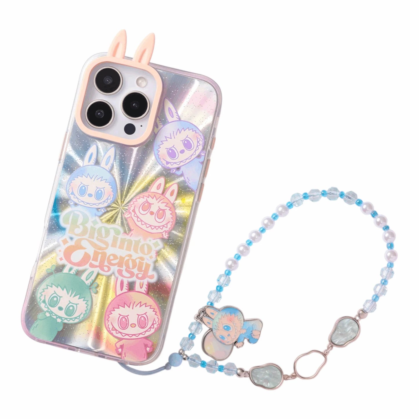 Pop Mart Labubu The Monsters Big Into Energy Series Phone Charm Sealed Case