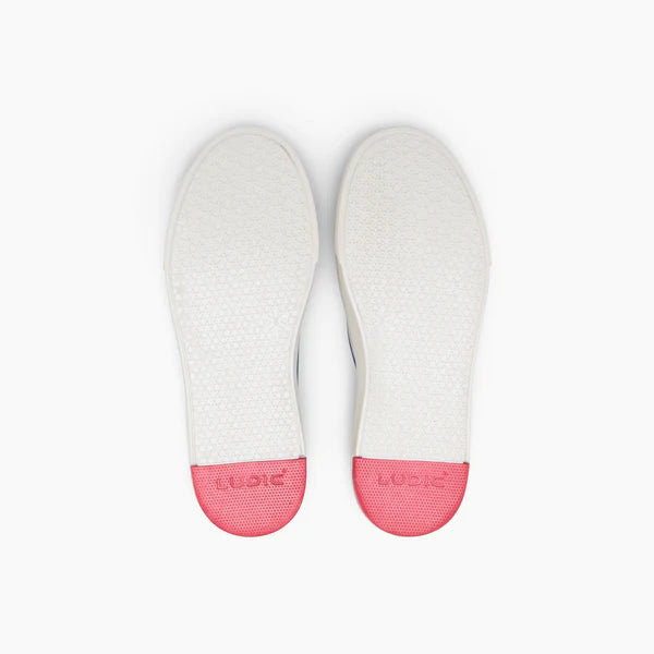 Ludic Enhanced Canvas Slip On - Wavey Blue