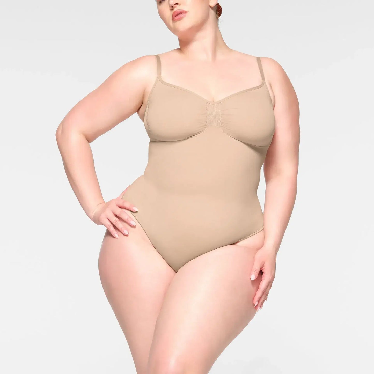 Skims Seamless Sculpt Thong Bodysuit Mica