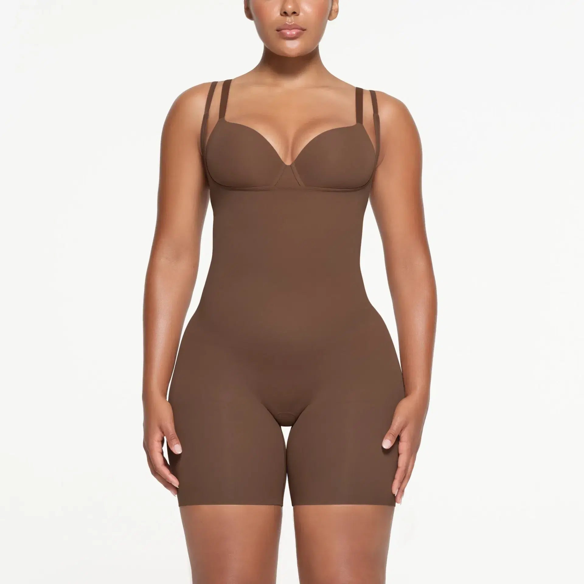 Skims Seamless Sculpt Open Bust Bodysuit Jasper