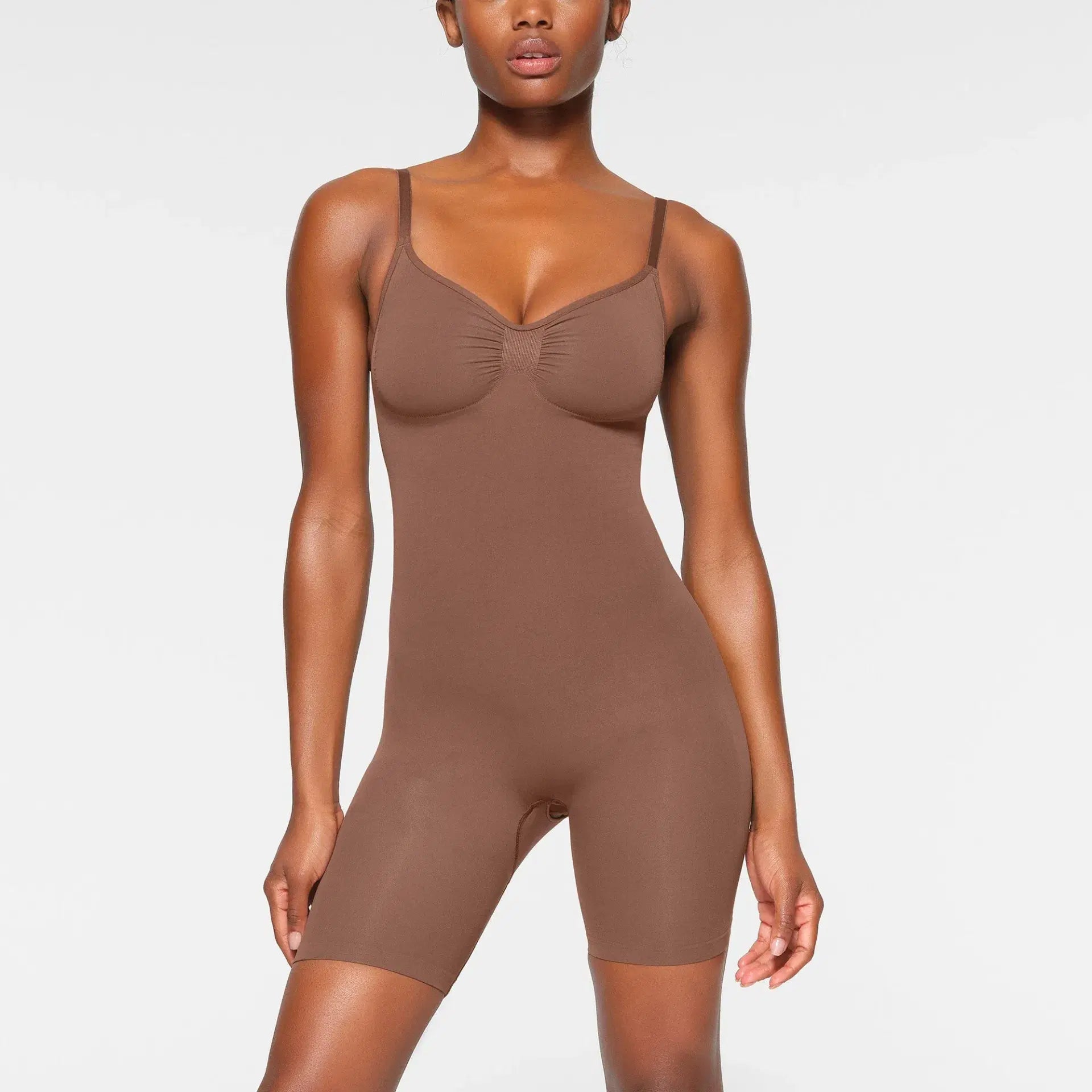 Skims Seamless Sculpt Mid Thigh Bodysuit Jasper