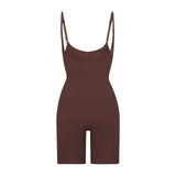 Seamless Sculpt Open Bust Bodysuit Cocoa