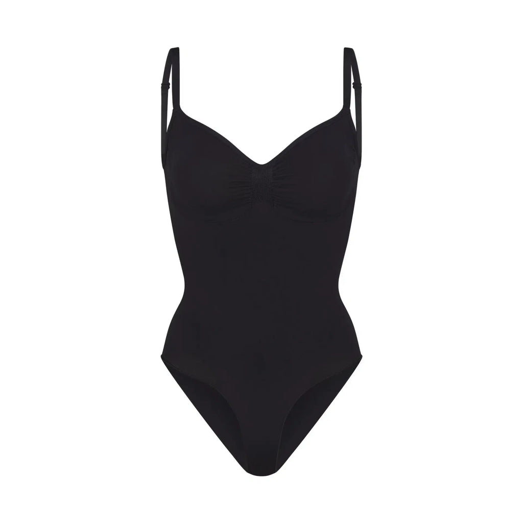 Skims Seamless Sculpt Brief Bodysuit Onyx