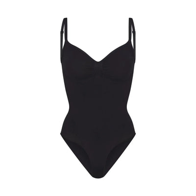 Skims Seamless Sculpt Brief Bodysuit Onyx