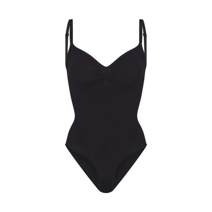 Skims Seamless Sculpt Brief Bodysuit Onyx