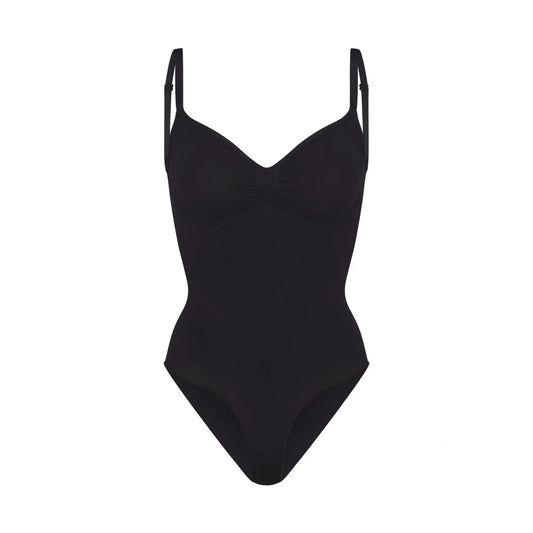 Skims Seamless Sculpt Brief Bodysuit Onyx