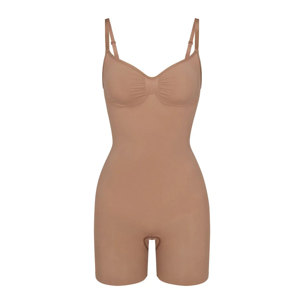 Skims Seamless Sculpt Mid Thigh Bodysuit Sienna