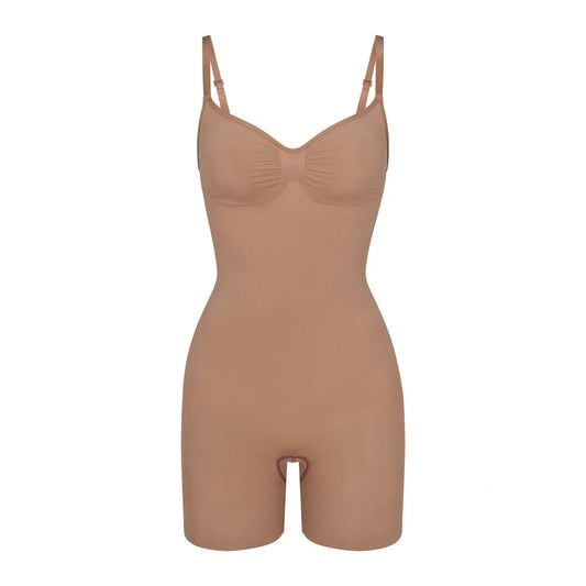 Skims Seamless Sculpt Mid Thigh Bodysuit Sienna