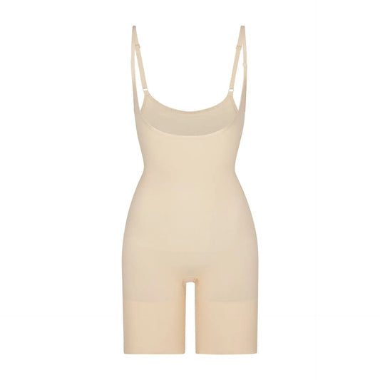 Skims Seamless Sculpt Open Bust Bodysuit Sand