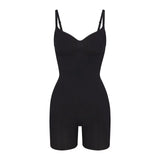 Seamless Sculpt Mid Thigh Bodysuit Onyx