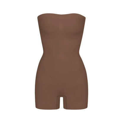 Skims Seamless Sculpt Strapless Shortie Bodysuit Jasper