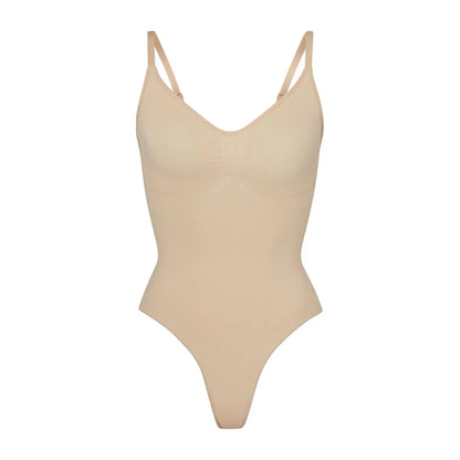 Skims Seamless Sculpt Thong Bodysuit Mica