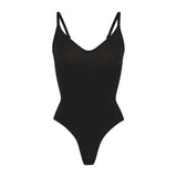 Seamless Sculpt Thong Bodysuit Onyx