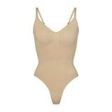 Seamless Sculpt Thong Bodysuit Clay
