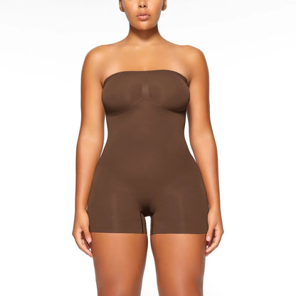 Skims Seamless Sculpt Strapless Shortie Bodysuit Jasper