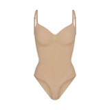 Seamless Sculpt Brief Bodysuit Clay