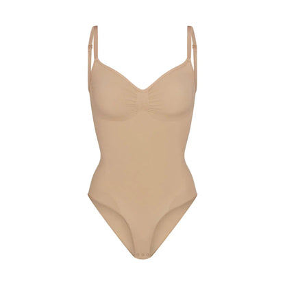 Skims Seamless Sculpt Brief Bodysuit Clay