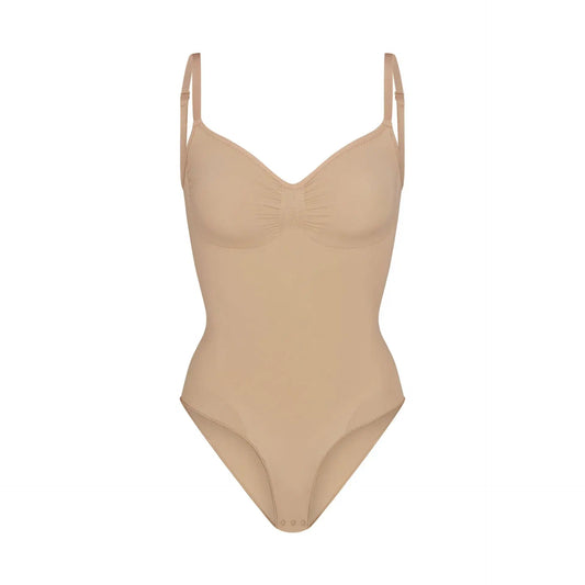 Skims Seamless Sculpt Brief Bodysuit Clay