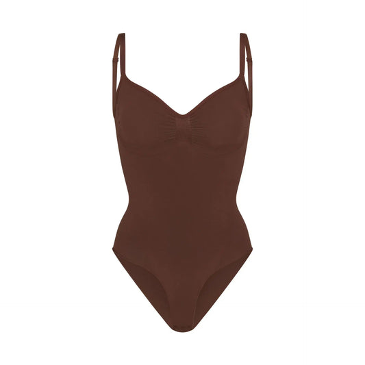 Skims Seamless Sculpt Brief Bodysuit Cocoa