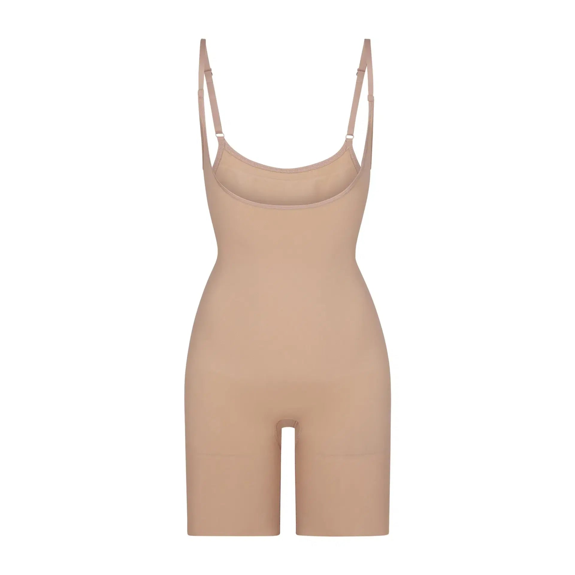 Skims Seamless Sculpt Open Bust Bodysuit Clay