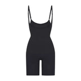 Seamless Sculpt Open Bust Bodysuit Onyx