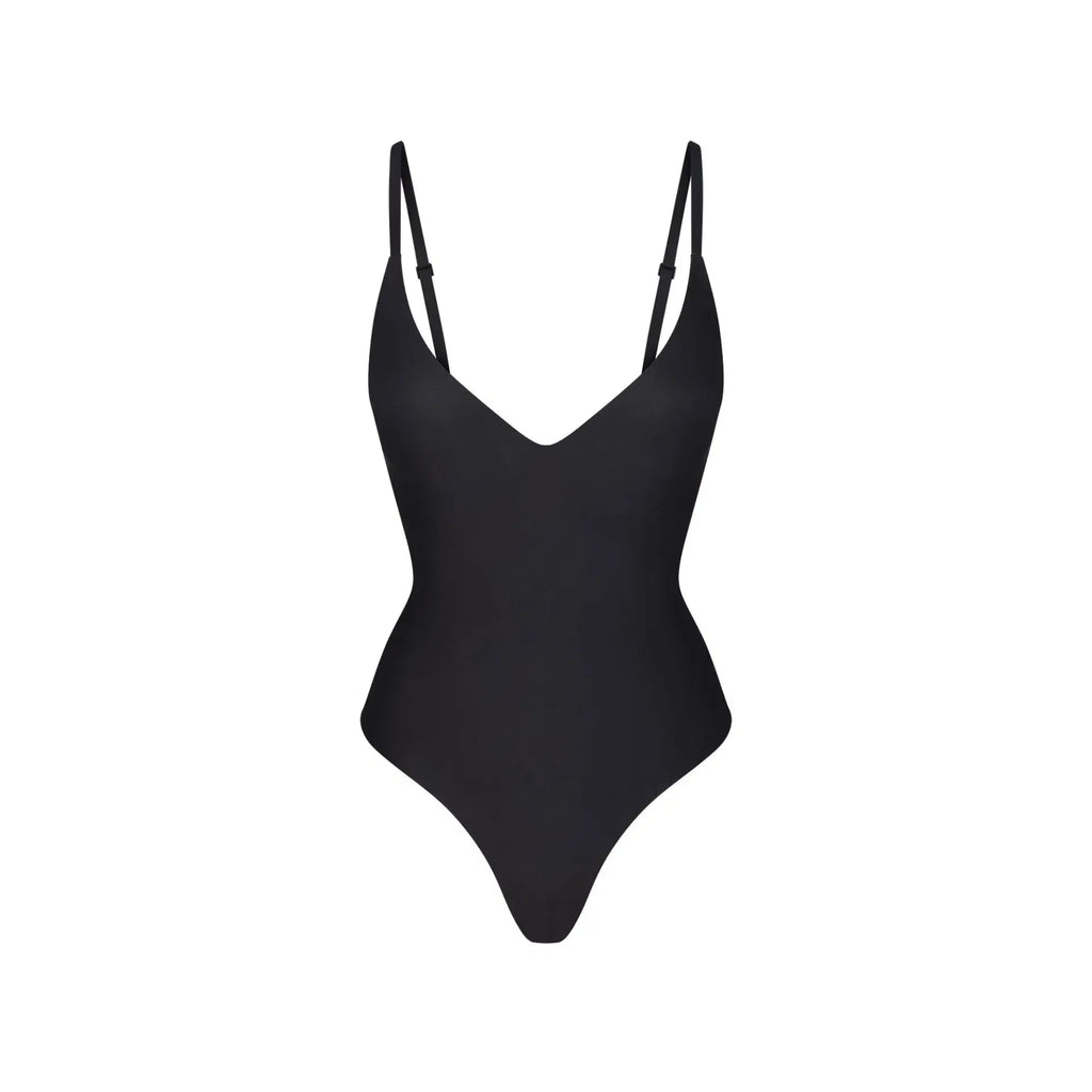 Skims Body Push-Up Thongs Bodysuit Onyx