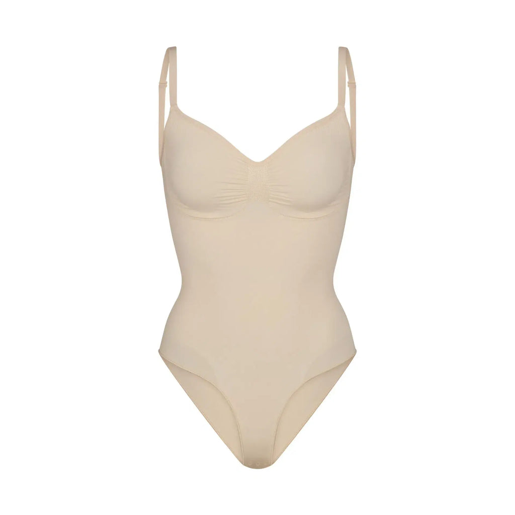 Skims Seamless Sculpt Brief Bodysuit Sand