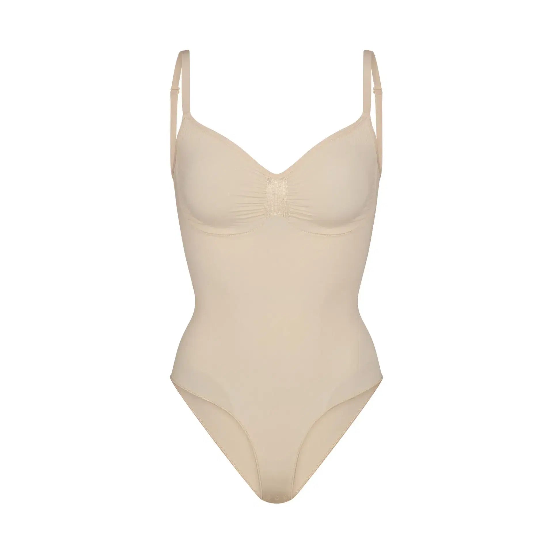 Skims Seamless Sculpt Brief Bodysuit Sand