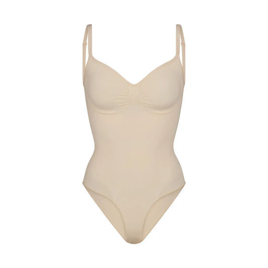 Skims Seamless Sculpt Brief Bodysuit Sand