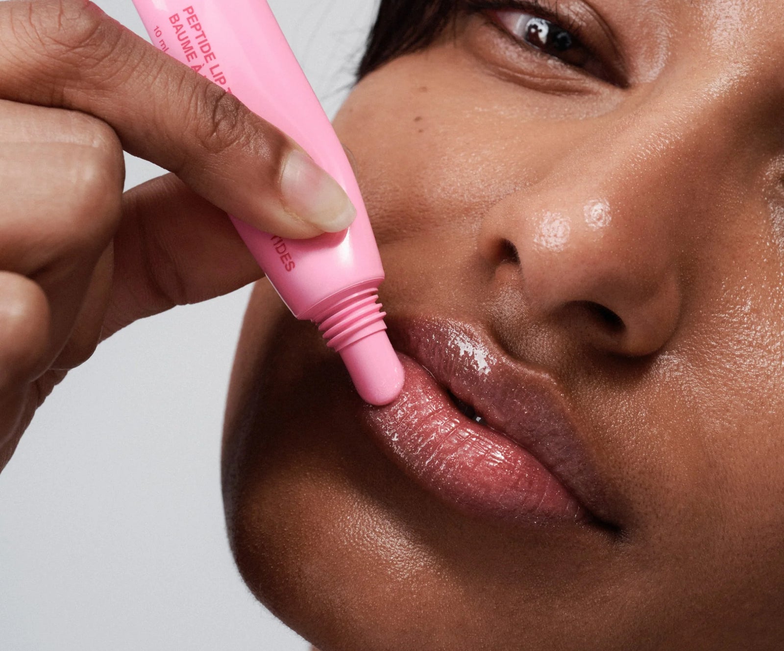 Rhode Shimmery Sheer Pink Peptide Lip Tint - Jelly Bean