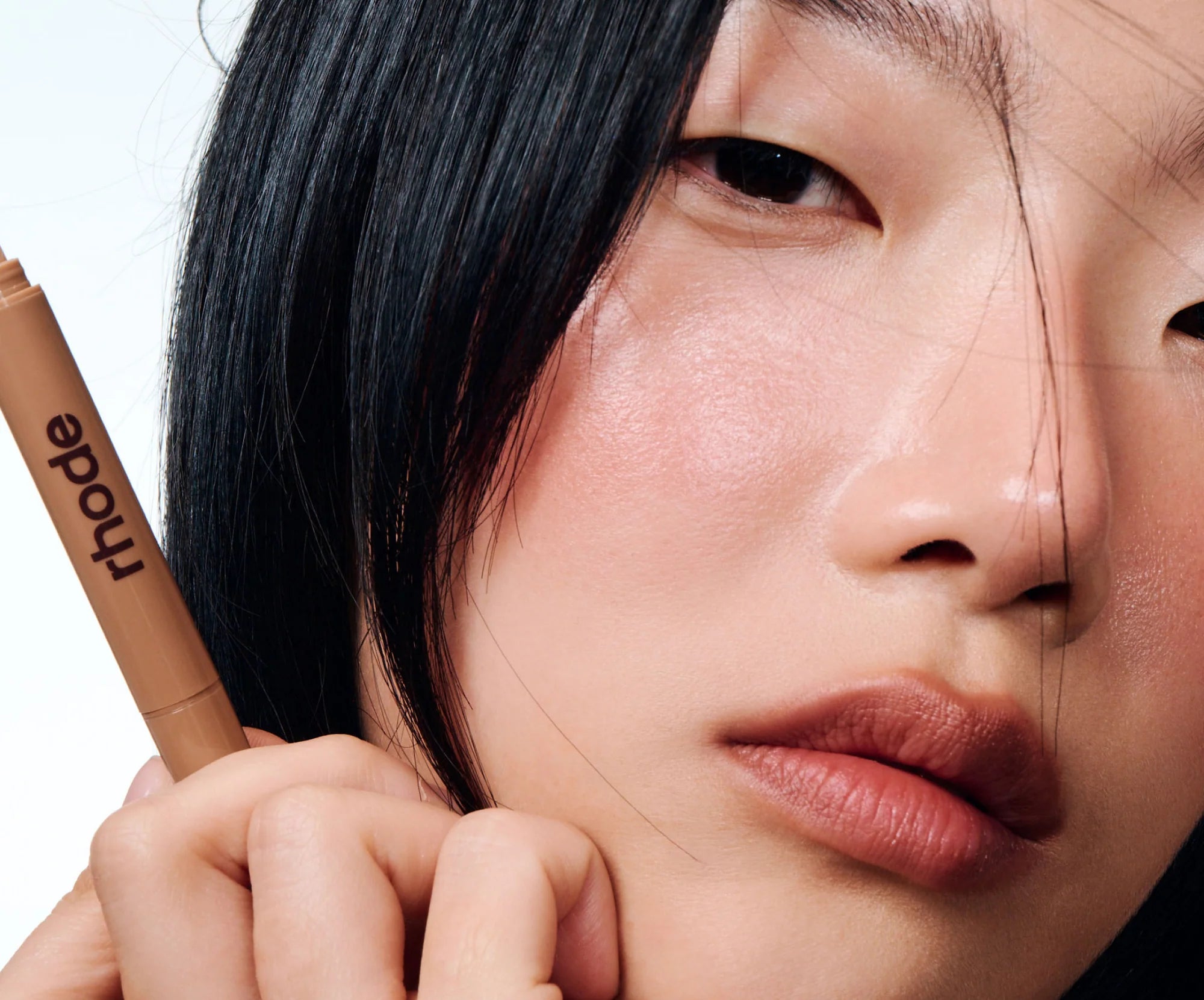 Rhode Rosy Beige Peptide Lip Shape - Lunge