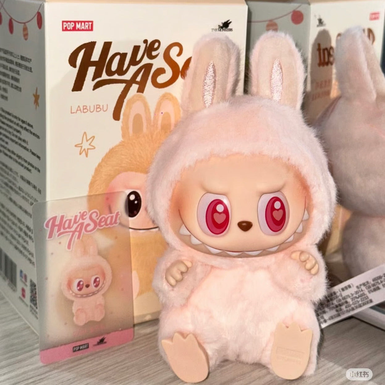 Pop Mart Labubu The Monsters Have a Seat Dada Vinyl Plush