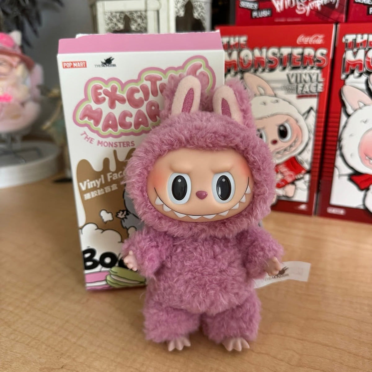 Pop Mart Labubu The Monsters Exciting Macarons Lychee Berry Vinyl Plush Pendant
