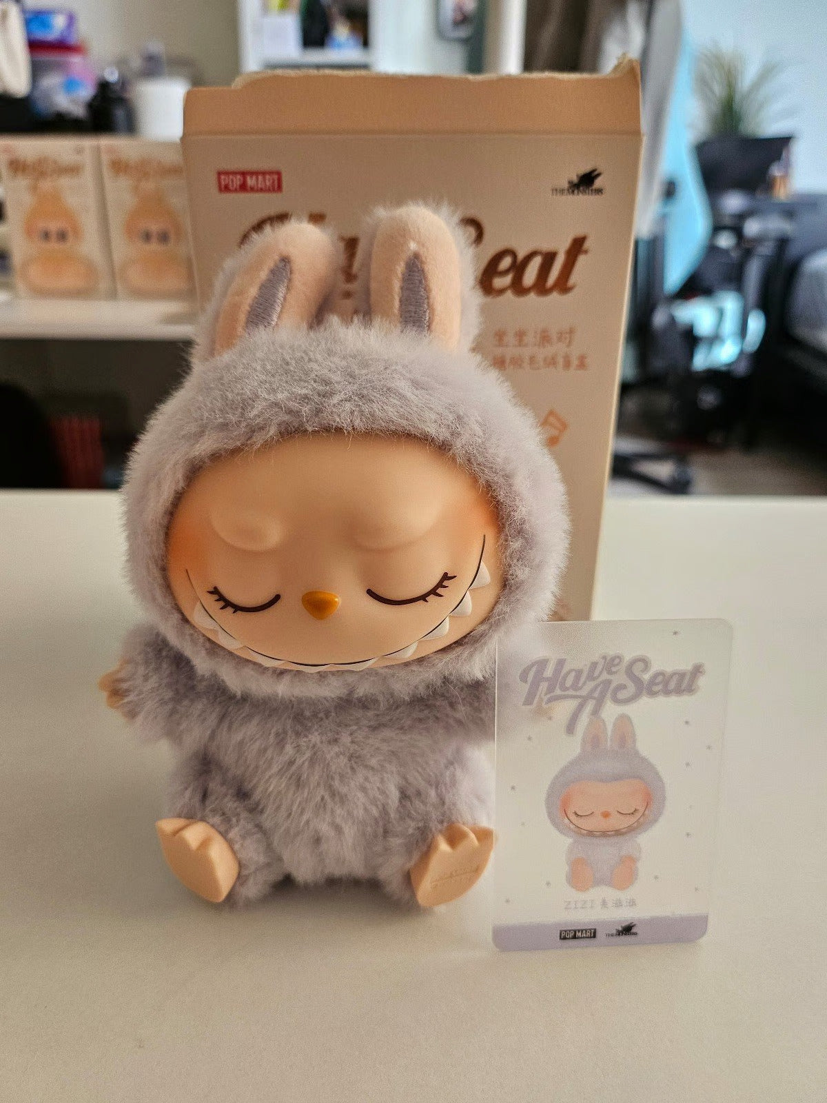 Pop Mart Labubu The Monsters Have a Seat Zizi Vinyl Plush