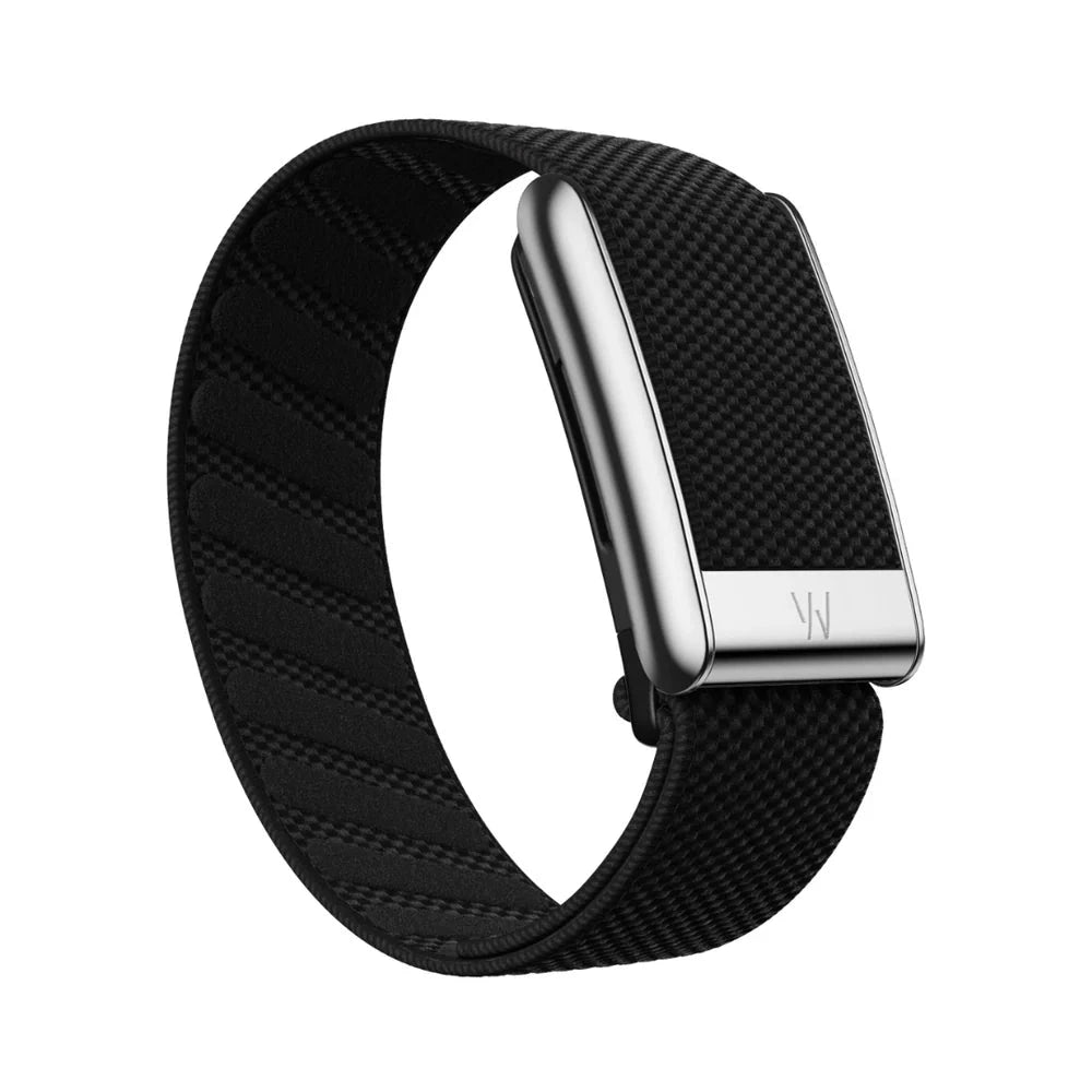 Whoop 5.0 Peak Strap - SUPERKNIT LUXE OBSIDIAN WITH TITANIUM