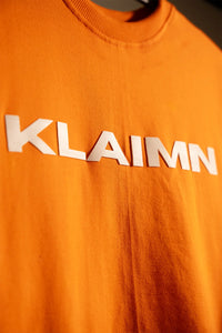 Klaimn Oversized Solar Orange T-Shirt - Afterwish