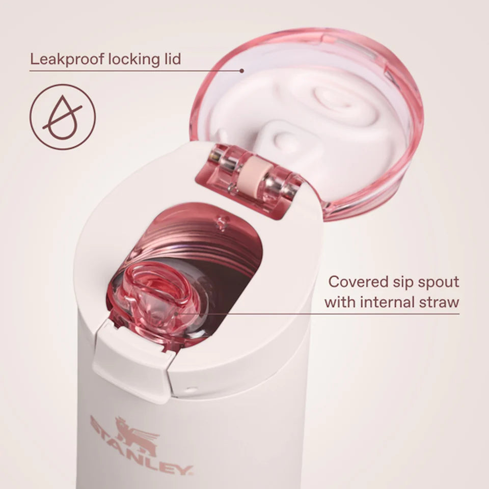 Stanley Flowstate Spring Bottle 20 OZ - Peach Rose