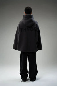 Kathnbenz Oversized Dark Grey Hoodie - Voidform